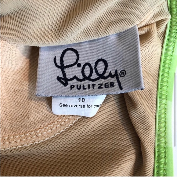 LILLY PULITZER Green Starfish TANKINI SWIMSUIT 10 - Picture 4 of 4